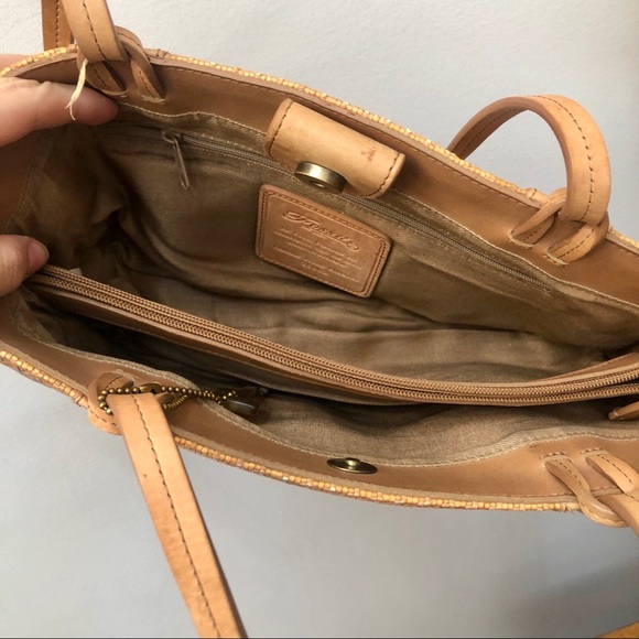 SOLD Fossil Woven Wicker Bag for #Summer - Picture 5 of 5